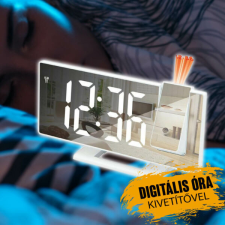 Digitális ébresztőóra tükröződő felülettel, projektorral DS3618LP ébresztőóra
