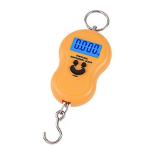 Digitális horgász-, poggyász mérleg 50 kg - Sárga - MS-288 horgászkiegészítő