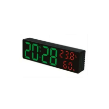 Digitális Óra, Hőmérséklet És Páratartalom Kijelzéssel - DS-3818L - MS-072 falióra