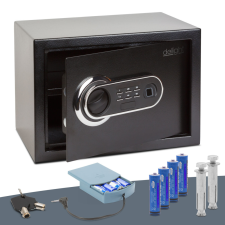  Digitális széf ujjlenyomat olvasóval és gombsorral - 350 x 250 x 250 mm széf