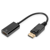 Digitus active displayport adapter/converter dp to hdmi 0,2m black db-340415-002-s