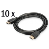 Digitus Assmann HDMI High Speed connection cable, type A 2m Black (10-pack)