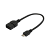 Digitus Assmann USB 2.0 adpter cable, OTG, type micro B - A (AK-300309-002-S)