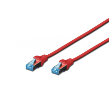 Digitus CAT5e SF-UTP Patch Cable 3m Red kábel és adapter