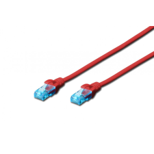 Digitus CAT5e U-UTP Patch Cable 2m Red kábel és adapter