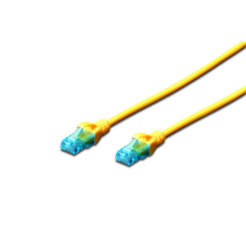 Digitus CAT5e U-UTP Patch Cable 5m Yellow kábel és adapter