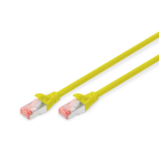 Digitus CAT6 S-FTP LSZH 0,5m sárga patch kábel kábel és adapter