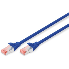 Digitus cat6 s-ftp lszh 10m kék patch kábel kábel és adapter