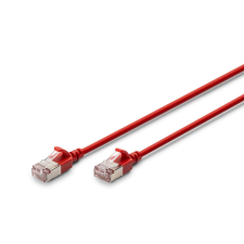 Digitus CAT6A F-FTP Patch Cable 1,5m Red kábel és adapter