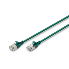 Digitus CAT6A F-FTP Patch Cable 1m Green kábel és adapter