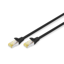 Digitus CAT6A S-FTP Patch Cable 0,25m Black kábel és adapter