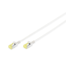 Digitus cat6a u/ftp lszh 1,5m szürke slim patch kábel kábel és adapter