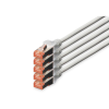 Digitus CAT 6 S/FTP Patchkabel, 5 Stück, 20m, grau (DK-1644-200-5)