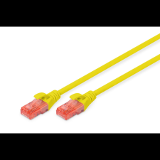 Digitus CAT 6 U/UTP Patchkabel - LSZH, 10m, gelb (DK-1617-100/Y) kábel és adapter