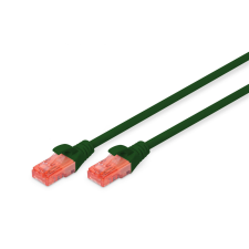 Digitus CAT 6 U/UTP Patchkabel - LSZH, 10m, grün (DK-1617-100/G) kábel és adapter