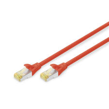 Digitus CAT 6A S/FTP Patchkabel, 10m, rot (DK-1644-A-100/R) kábel és adapter