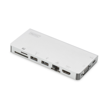 Digitus DA-70866 Univerzális dokkoló - Ezüst laptop kellék