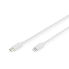 Digitus Data / Charger Cable USB-C - Lightning MFI 1m White kábel és adapter