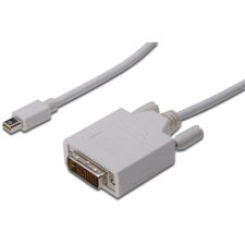 Digitus DisplayPortKabel miniDPort->DVI(24+1) St/St 8K 2m1.1 Polybeutel (AK-340305-020-W) kábel és adapter