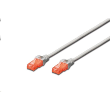 Digitus DK-1612-005 U/UTP patch kábel CAT6 0.5m szürke kábel és adapter