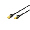Digitus DK-1644-A-020/BL CAT 6A Patch kábel 2 m Fekete