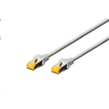 Digitus DK-1644-A-030 S-FTP patch kábel CAT6A 3m szürke (DK-1644-A-030) kábel és adapter