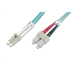 Digitus DK-2532-03/3 Fiber Optic Multimode patch kábel LC / SC OM3 3m türkiz (DK-2532-03/3) - Fiber Optic