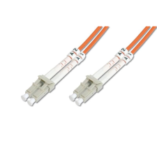 Digitus DK-2533-01 Fiber Optic Multimode patch kábel LC / LC 1m narancssárga (DK-2533-01) kábel és adapter