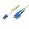 Digitus DK-2932-03 száloptikás kábel 3 M LC SC I-VH OS2 Yellow
