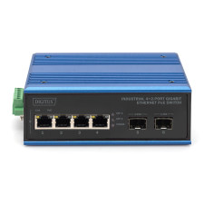 Digitus DN-651149 Ipari Gigabit PoE Switch hub és switch