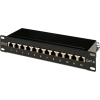 Digitus DN-91612S patch panel 12 port 1U 10" CAT 6e árnyékolt (DN-91612S)