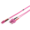Digitus Fiber Optic LC Fiber Optic SC Átalakító Lila 10m DK-2532-10-4