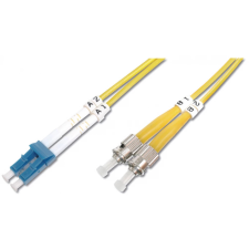 Digitus Fiber Optic LC Fiber Optic ST Átalakító Sárga 3m DK-2931-03 kábel és adapter
