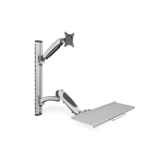 Digitus flexibilis fali monitor (VESA 100x100) + billentyűzet tartó konzol monitor kellék
