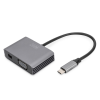 Digitus Graphics Adapter DA-70825 - USB-C to VGA / Mini DisplayPort - 20 cm (DA-70825)