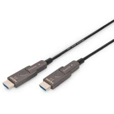 Digitus HDMI AOC Hybrid Glasfaserkabel 4K abnehmbar 15m schw (AK-330127-150-S) kábel és adapter