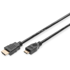 Digitus High Speed HDMI Anschlusskabel, 3m, schwarz (AK-330106-030-S) kábel és adapter