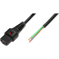 Digitus IEC LOCK PC1025 tápkábel Fekete 2 M C13 csatlakozó (IEC-PC1025) kábel és adapter