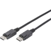 Digitus Kijelző csatlakozó Csatlakozókábel [1x DisplayPort dugó - 1x DisplayPort dugó] 2.00 m Fekete (DB-340100-020-S)