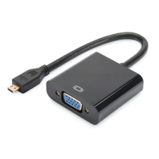 Digitus micro HDMI apa -> VGA anya adapter kábel és adapter