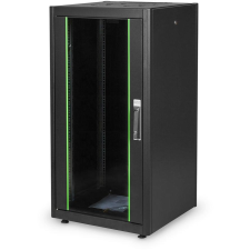 Digitus Netzwerkschrank Dynamic 22HE 1125x600x600mm schwarz (Speditionsversand) (DN-19 22U-6/6-DB) asztali számítógép kellék