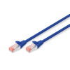 Digitus Patchkabel Cat6  S/FTP 2xRJ45 10.0m blau Hebelschutz Polybeutel (DK-1644-100/B)