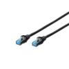 Digitus Patchkabel RJ45 SF/UTP Cat5e  0.50m sch. Hebelschutz Polybeutel (DK-1532-005/BL)