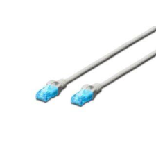 Digitus Premium CAT 5e UTP patch kábel, hossza: 1, szürke (DK-1512-010) kábel és adapter