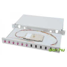 Digitus Professional Fiber Optic Sliding Splice Box 1U Equipped LC OM4 szerver