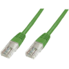 Digitus RJ45 Hálózat csatlakozókábel CAT 5e U/UTP 1x RJ45 dugó - 1x RJ45 dugó 10 m Zöld UL minősített (DK-1511-100/G)