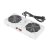 Digitus Roof vent. unit, wall mounting cabinets (DN-19 FAN-2-WM-T)
