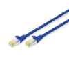 Digitus S/FTP CAT6a Patch kábel 1m Kék (10db)