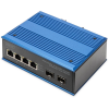 Digitus Switch 4+2-Port Gigabit  Ethernet PoE SC 20 km (DN-651149)
