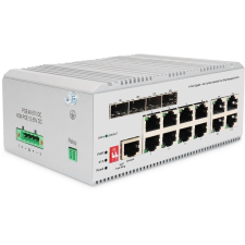 Digitus Switch 8 Port Gigabit L2 managed 4 SFP Uplink (DN-651145) hub és switch